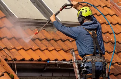 Démoussage et hydrofuge de toiture à Auzas